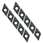10pcs DCMT070204 SM Carbide Inserts for Turning Lathe Tools