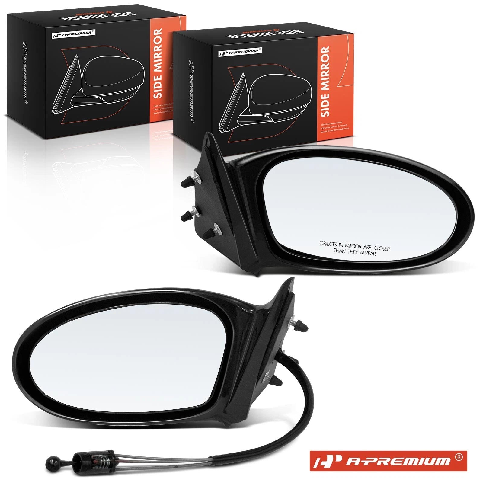 Manual Mirror for Pontiac Grand Am and Olds Alero (2002–2005)