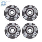 Set of 4 Wheel Bearing Hubs for Ford Fusion Lincoln MKZ (2013–2016)