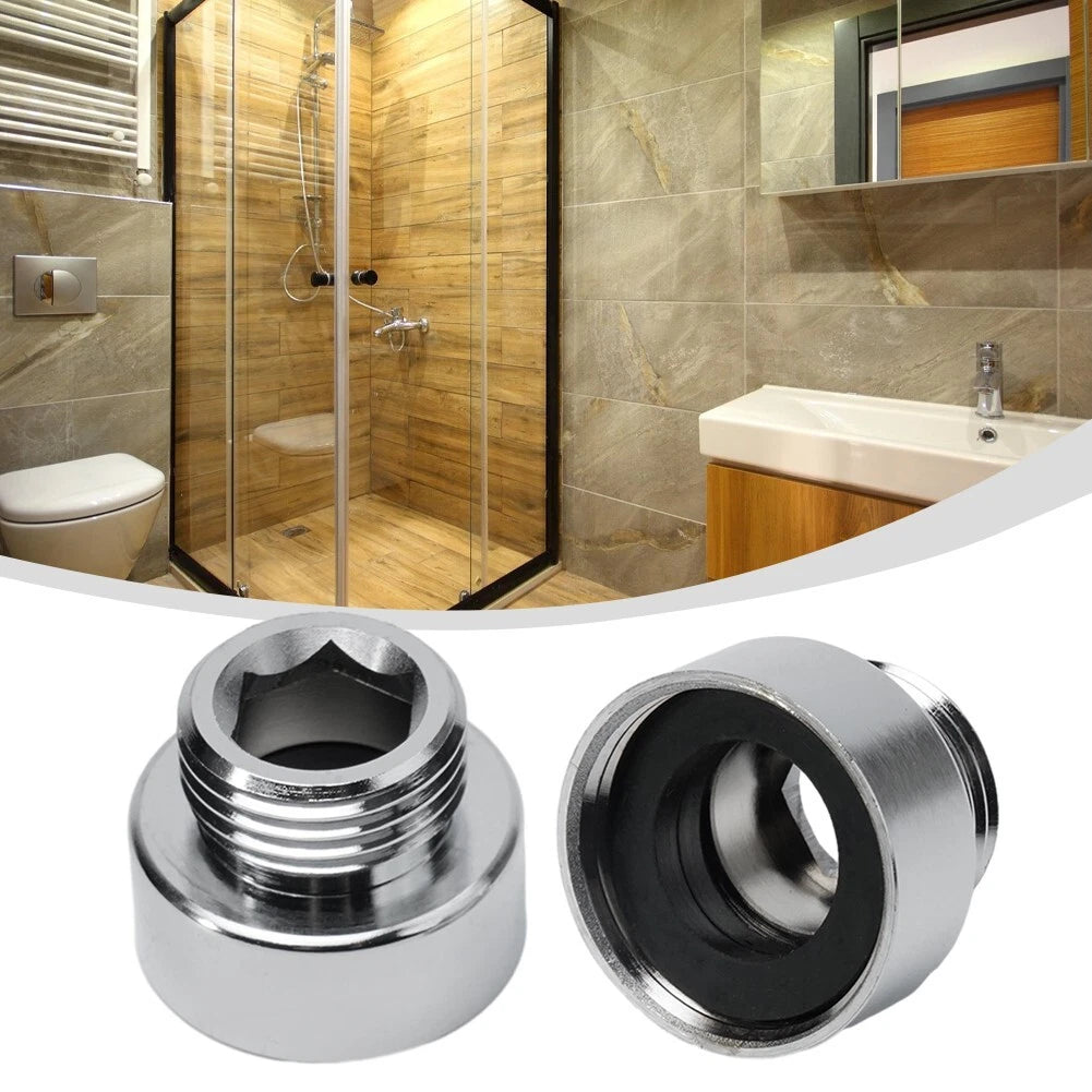 Reducer Adaptor 3/4" Female to 1/2" Male Chrome Plated Brass