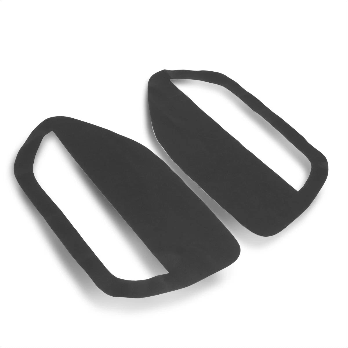 Front Door Panels Armrest Covers for Ford Mustang (2005–2009) - Black Microfiber Leather