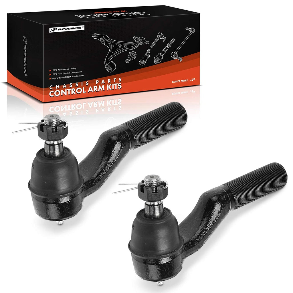 2X Tie Rod End Front Outer for Ford E-150 E-250 E-350 E-450 (1992–2022)