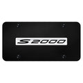 Chrome Name on Black License Plate - Officially Licensed for Honda S2000