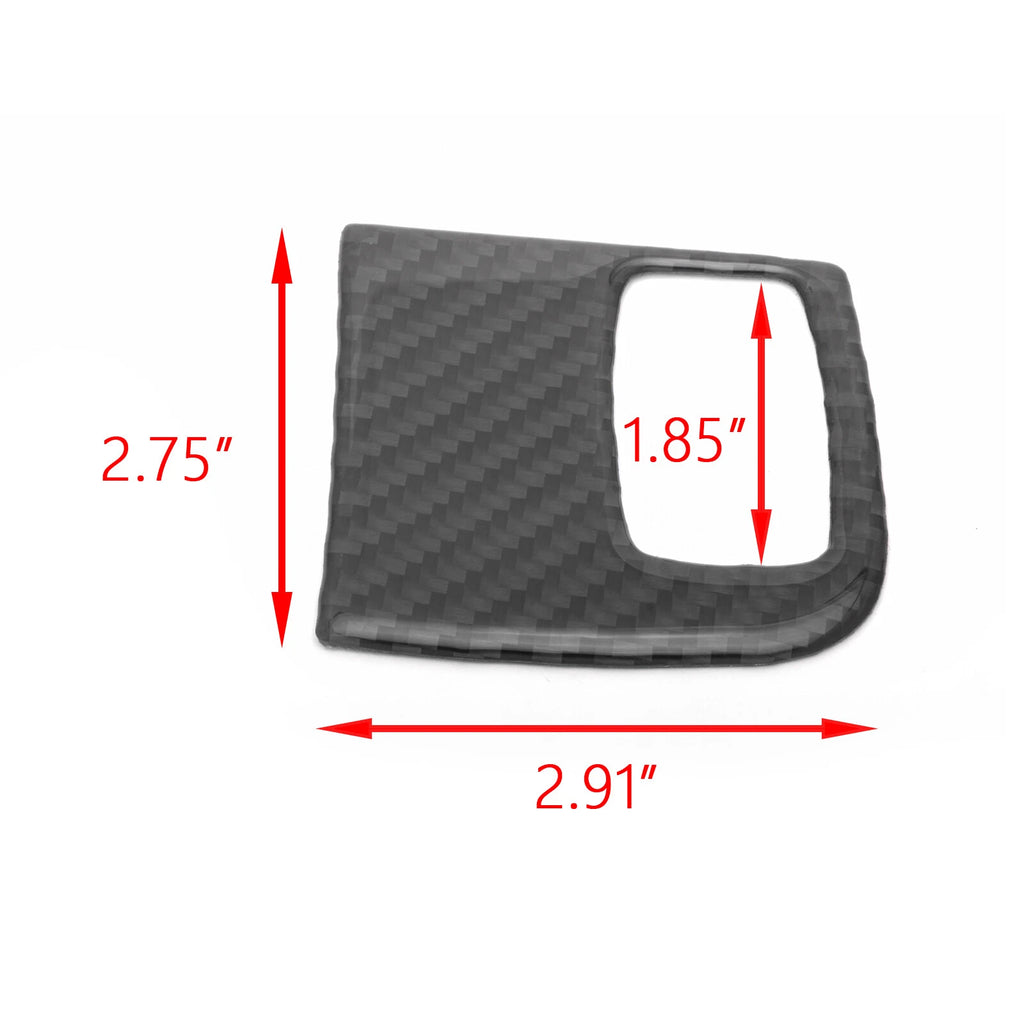 Carbon Fiber Engine Start Key Frame Cover for Audi A4 A5 S5 (2008-2015)