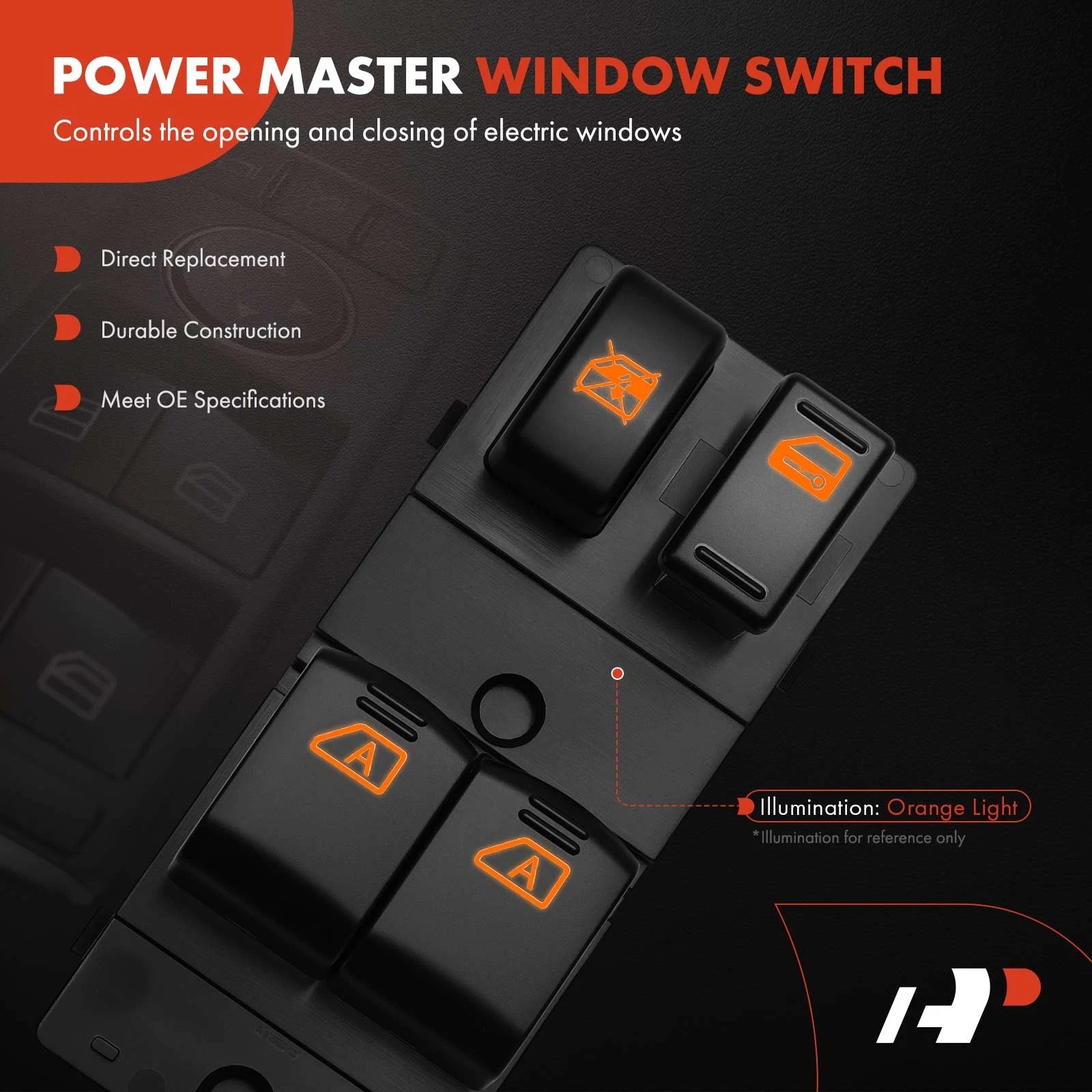Front Left Power Window Switch for Infiniti G35, Nissan 350Z (2004–2007)
