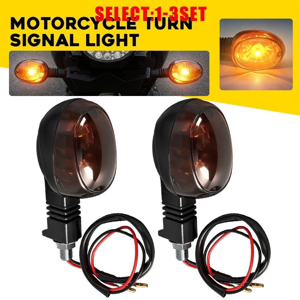 Smoked Turn Signal Light Set of 2 for Buell X1 (1999–2002) Blast (2000–2010)