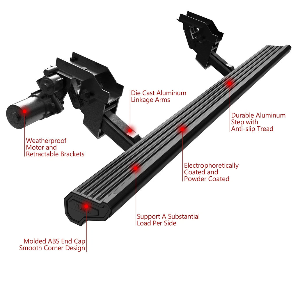 Set of 2 Power Side Steps for Jeep Wrangler JK (2012-2018)