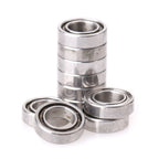 Set of 10 MR74z 4x7x2mm Open Miniature Bearings for Mini Hand Spinner