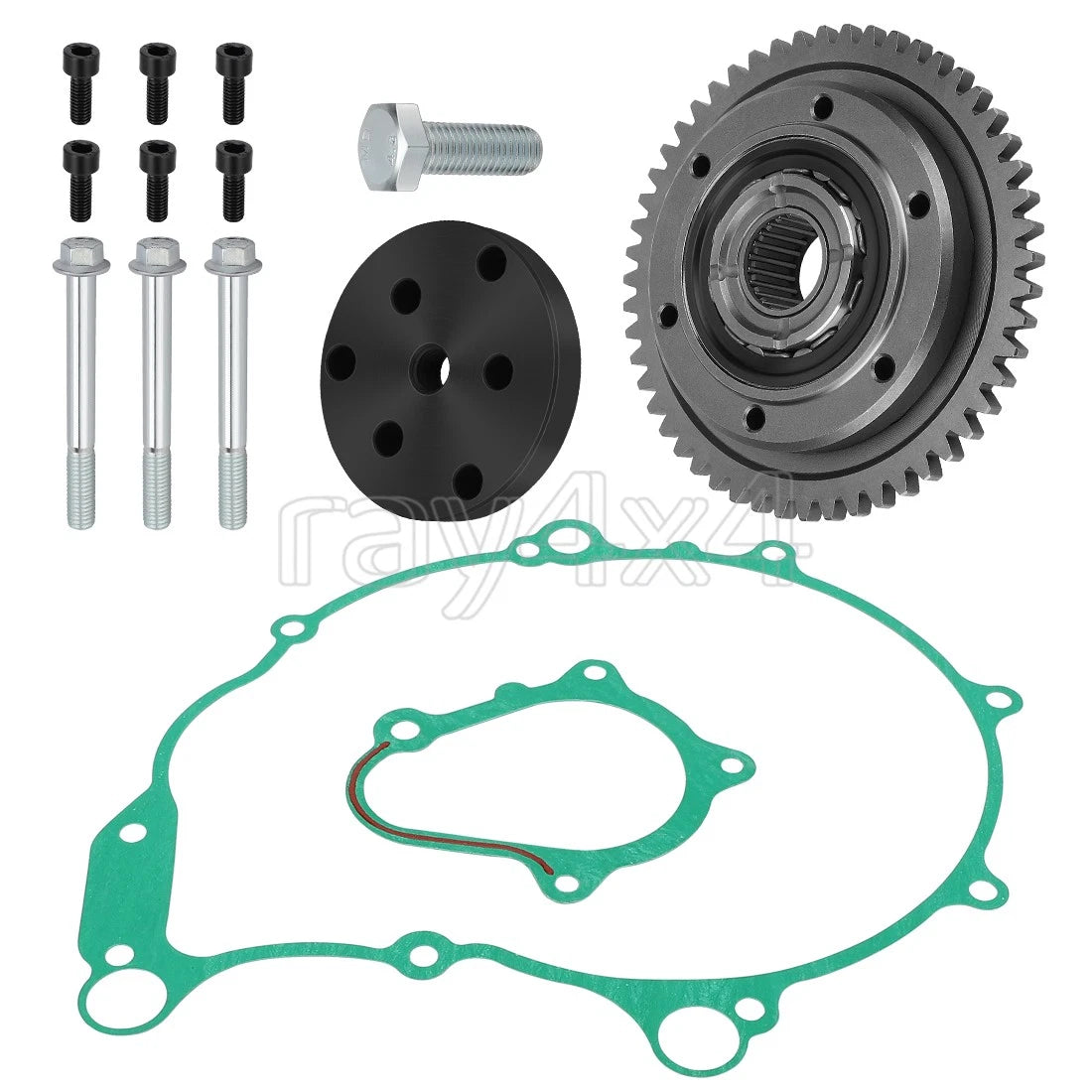 Starter Clutch Gear Gasket Bolts Flywheel Puller Kit for Yamaha Raptor 660 (2001–2003)