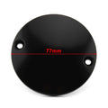 2-Hole Black Domed Points Cover for Harley Softail Bigtwin