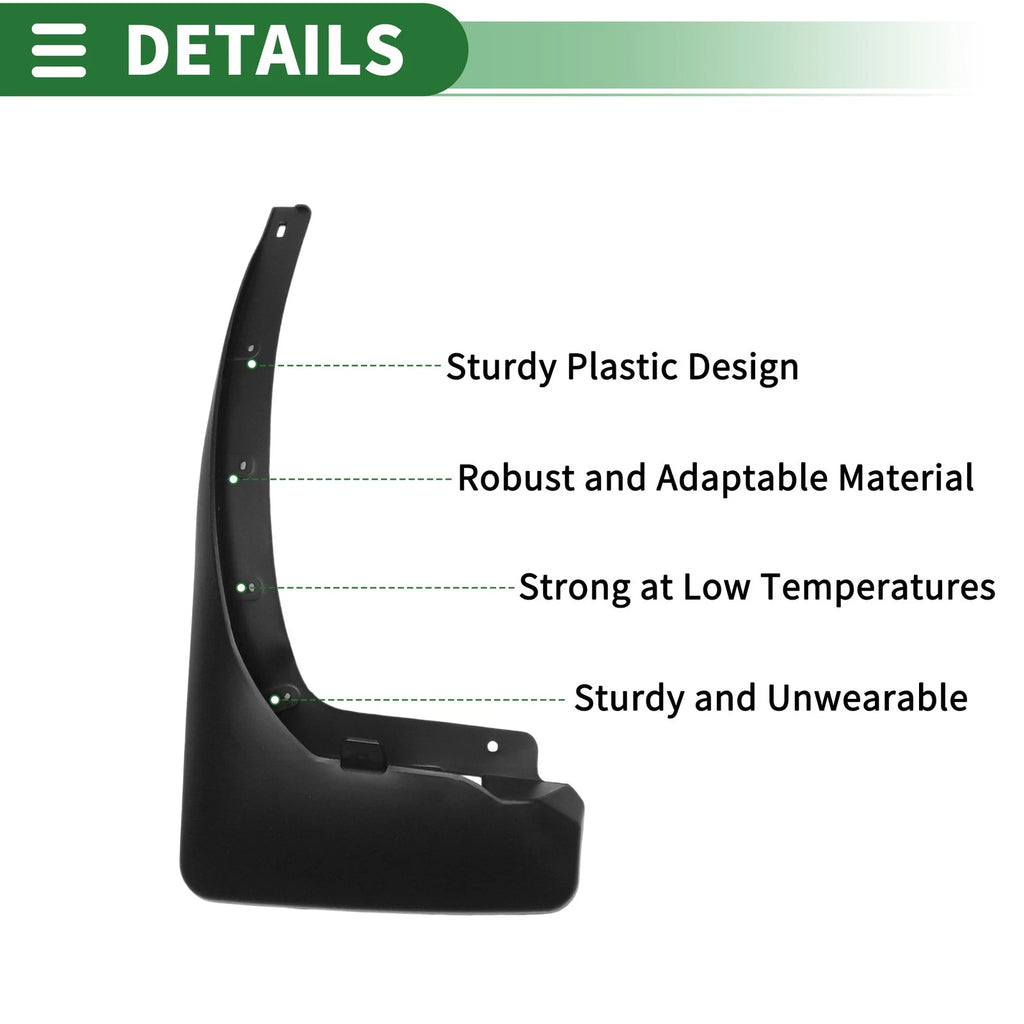 Mud Flaps Splash Guards for Nissan Patrol Y62 (2011–2019)