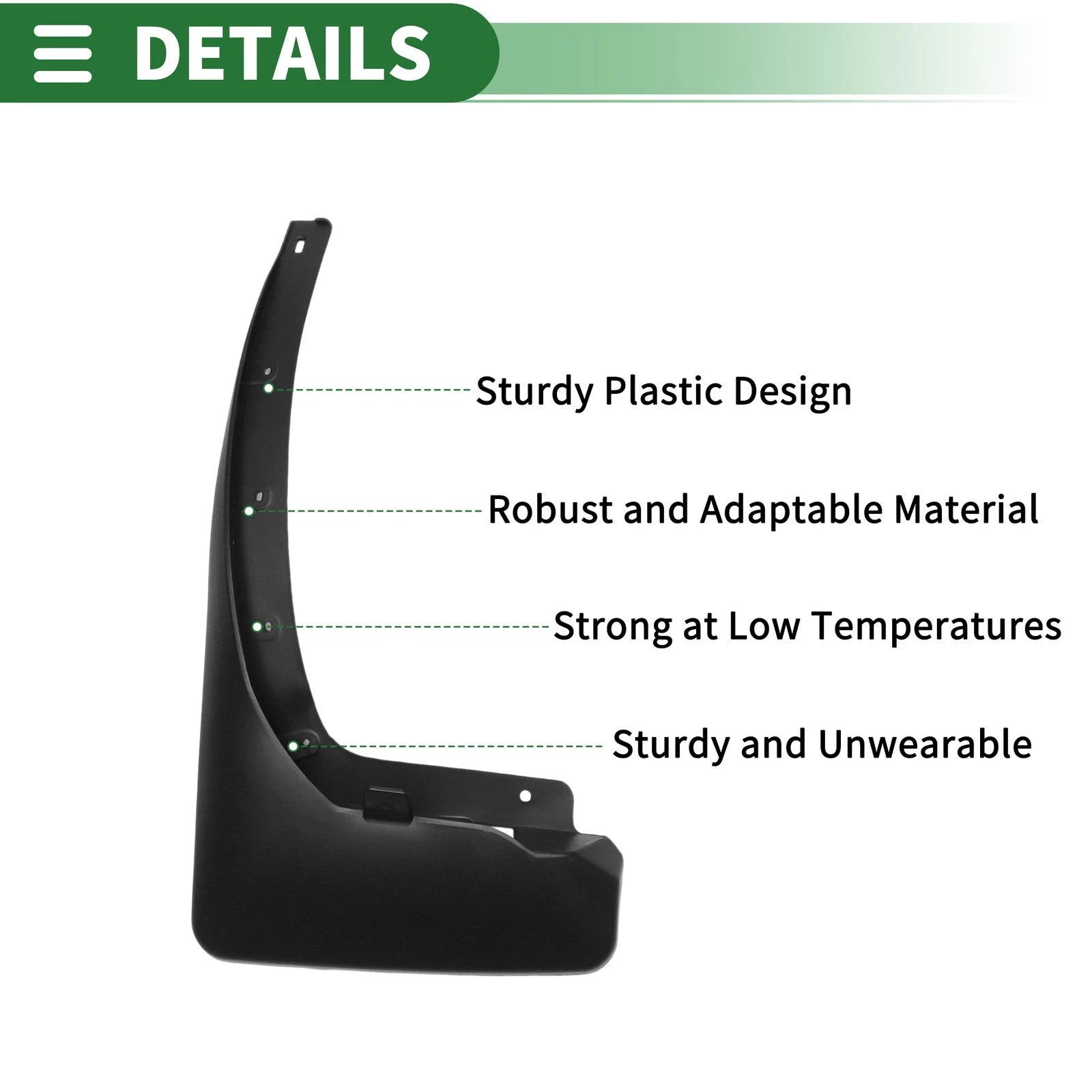 Mud Flaps Splash Guards for Nissan Patrol Y62 (2011–2019)