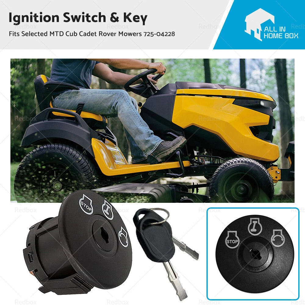 Ignition Switch for MTD Cub Cadet Rover Mowers (725-04228, 925-04228)