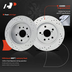 Rear Side Drilled Brake Rotors for Toyota Camry (2018–2023)