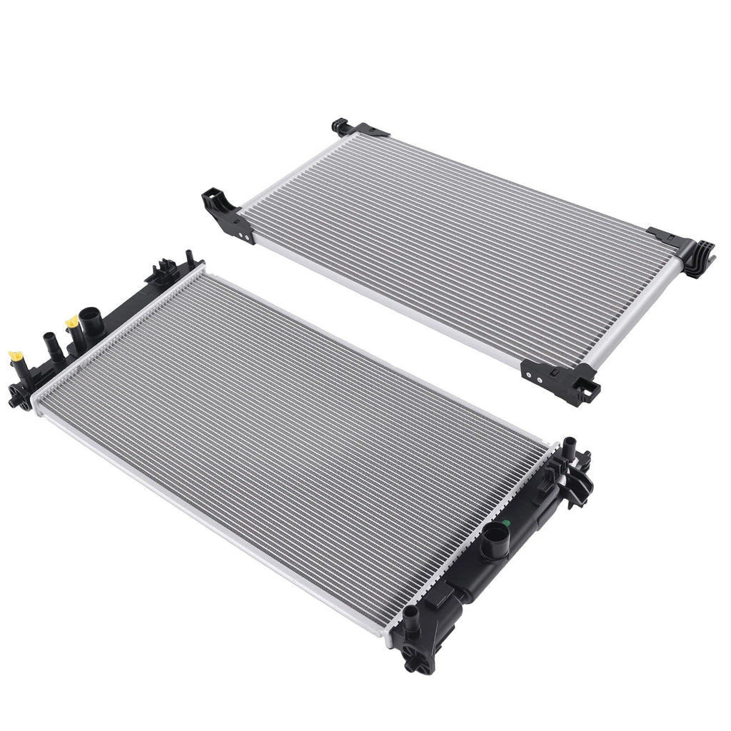 Aluminum Radiator & AC Condenser for Toyota Prius Prime (2017–2022)