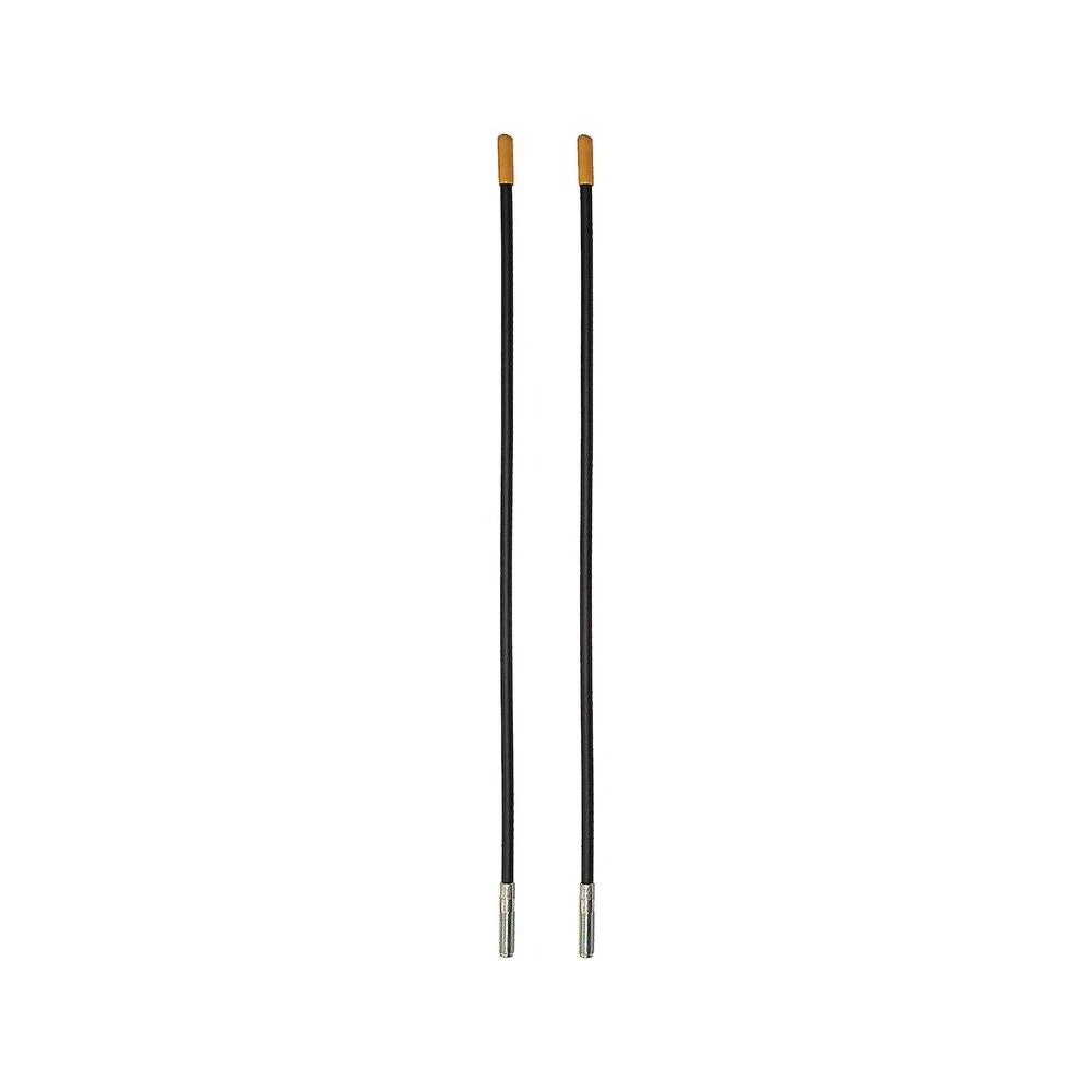Set of 2 22 Inch Black Flexible Blade Guides with Hardware