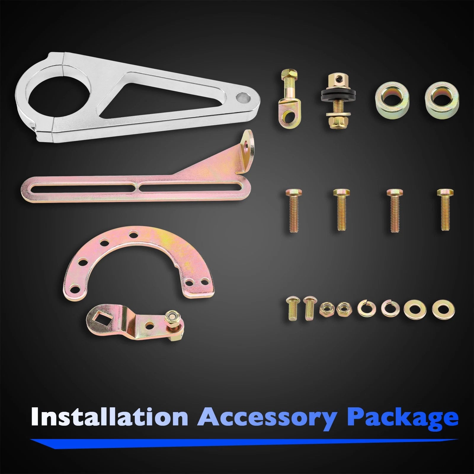 2" Aftermarket Transmission Cable Column Shift Linkage Kit for GM TH350