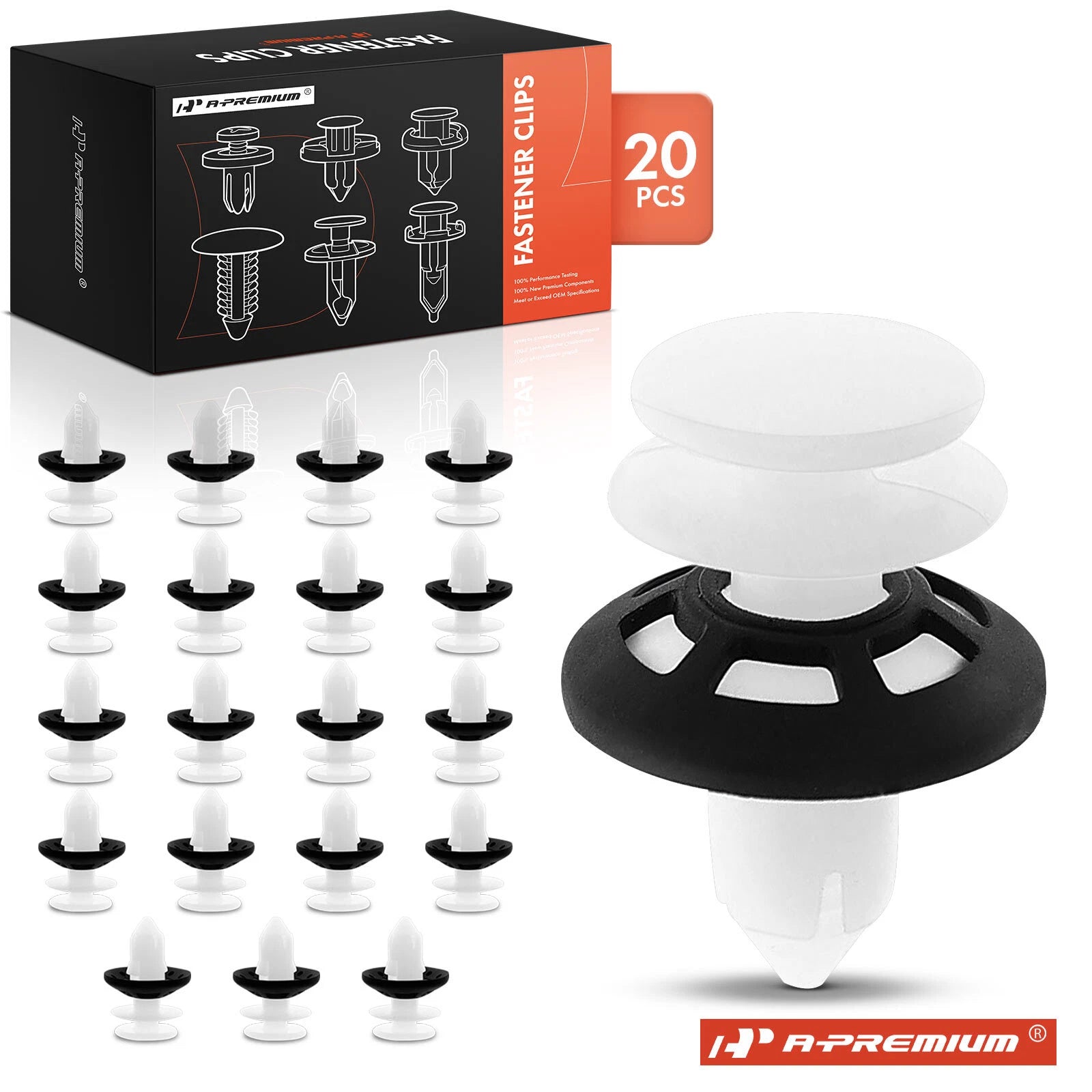 20Pcs Nylon Retainer Clips for Jeep 