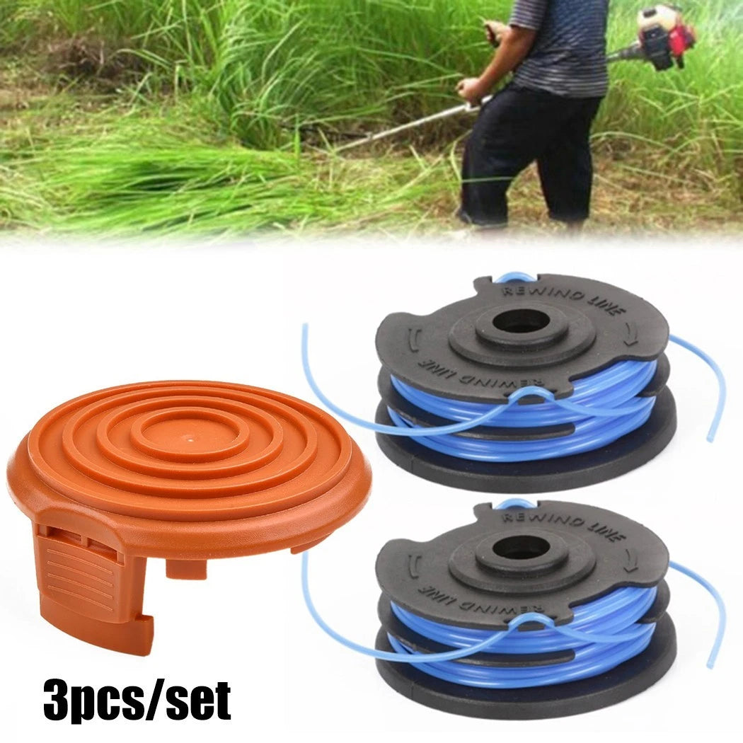String Trimmer Spool Line and Cap Set for GGT600A1 GT30 GGT4502 GT450A1