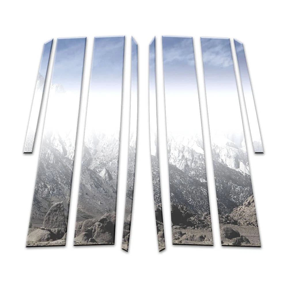 Diamond Grade 8pc Stainless Steel Pillar Post Covers for 2016-2022 Lexus RX
