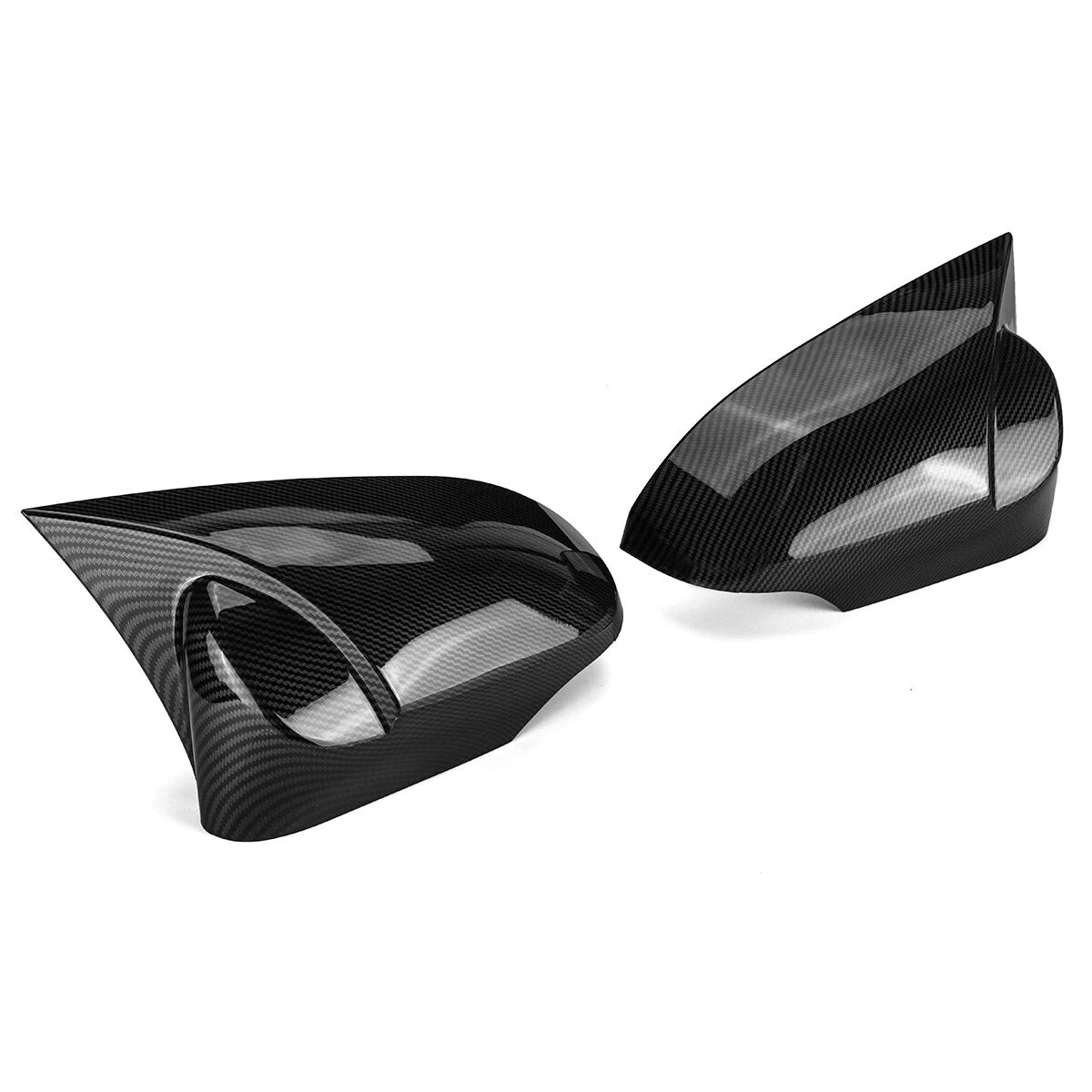 Carbon Fiber Look Rear View Mirror Cap Cover for Toyota Camry (2012–2017)