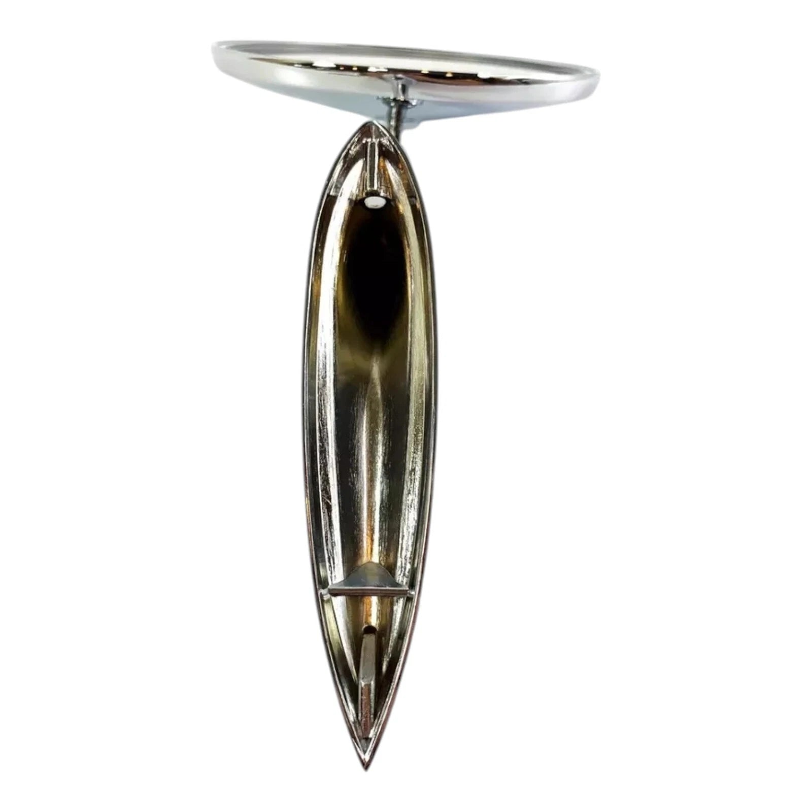 Door Side Mirror Front Left Replacement w/ Hardware for Chevy Corvair (1963–1965)