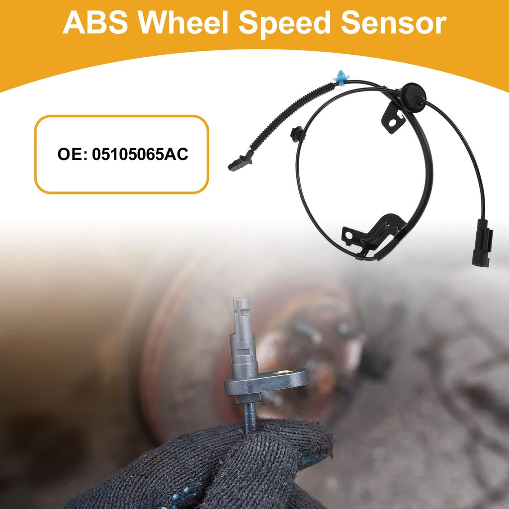 ABS Wheel Speed Sensor No. 05105065AC for Dodge Caliber (2007–2012) Rear Left