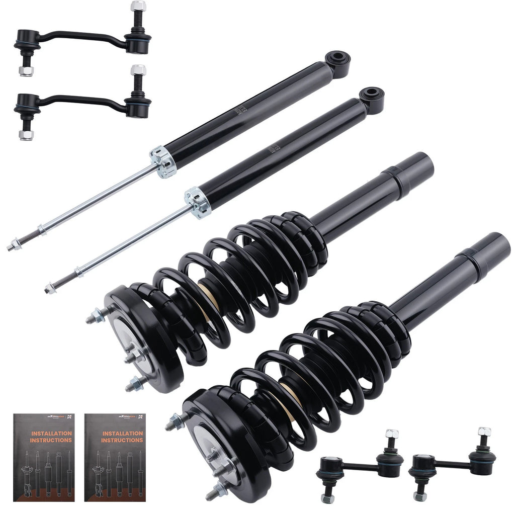 Set of 4 Front Rear Strut Spring Sway Bar End Links for Hyundai Azera (2006–2011)