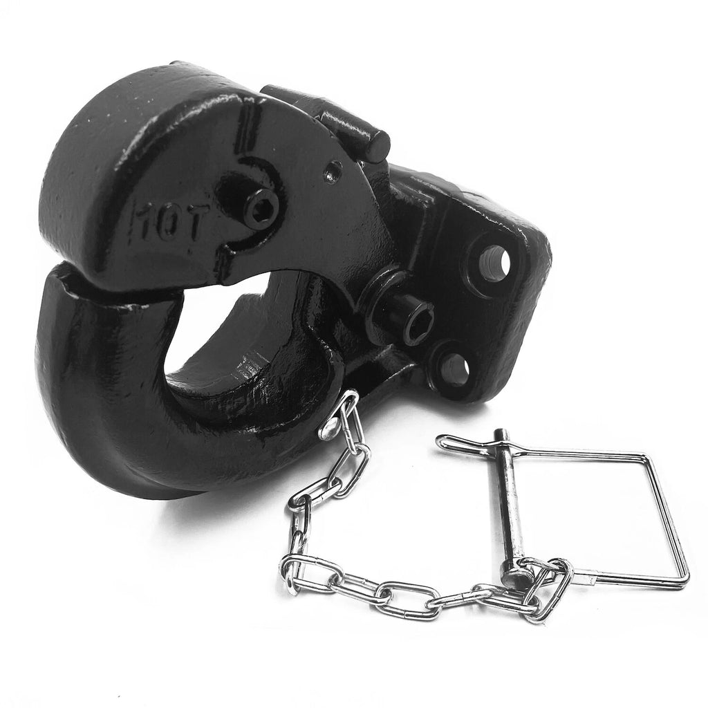10-Ton Heavy Duty Pintle Hook for Trailer Towing (Rigid Mount)