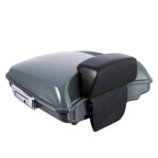 Razor Trunk Backrest Pad for Harley Touring Road Glide (2014–2025) Gunship Gray