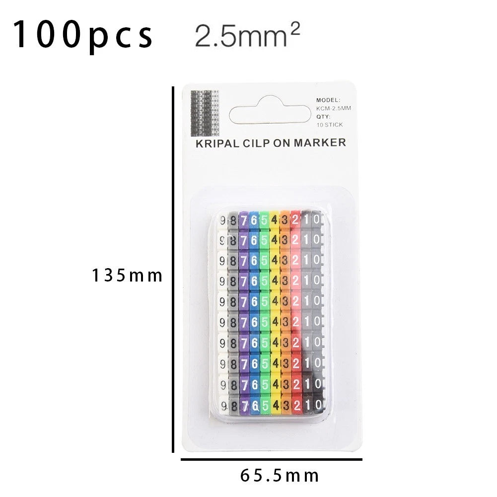 Wire Number Box Clip-on Design for Automotive Electrical Equipment
