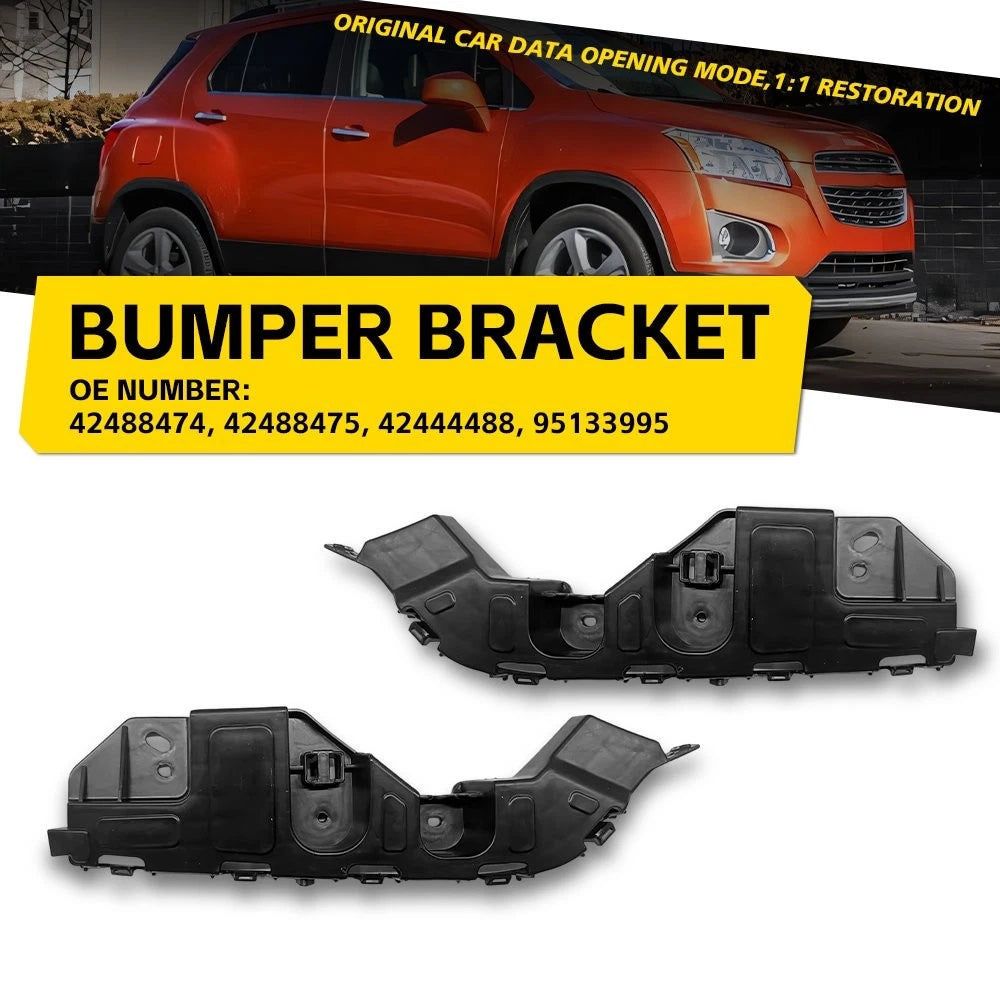 Set of 2 Front Bumper Face Bar Mount Brackets for Chevrolet Trax (2015–2016)