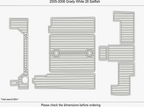 EVA Pads Flooring Mat for Grady White 28 Sailfish (2005)