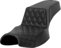 SADDLEMEN Step-Up Seat for Challenger (Extended Reach, Lattice Stitch)