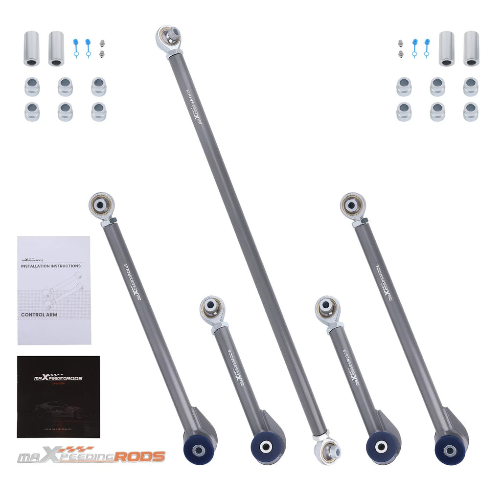 Set of 2 Heavy Duty Tubular Control Arms & Track Bars for Toyota 4-Runner (1996–2002)