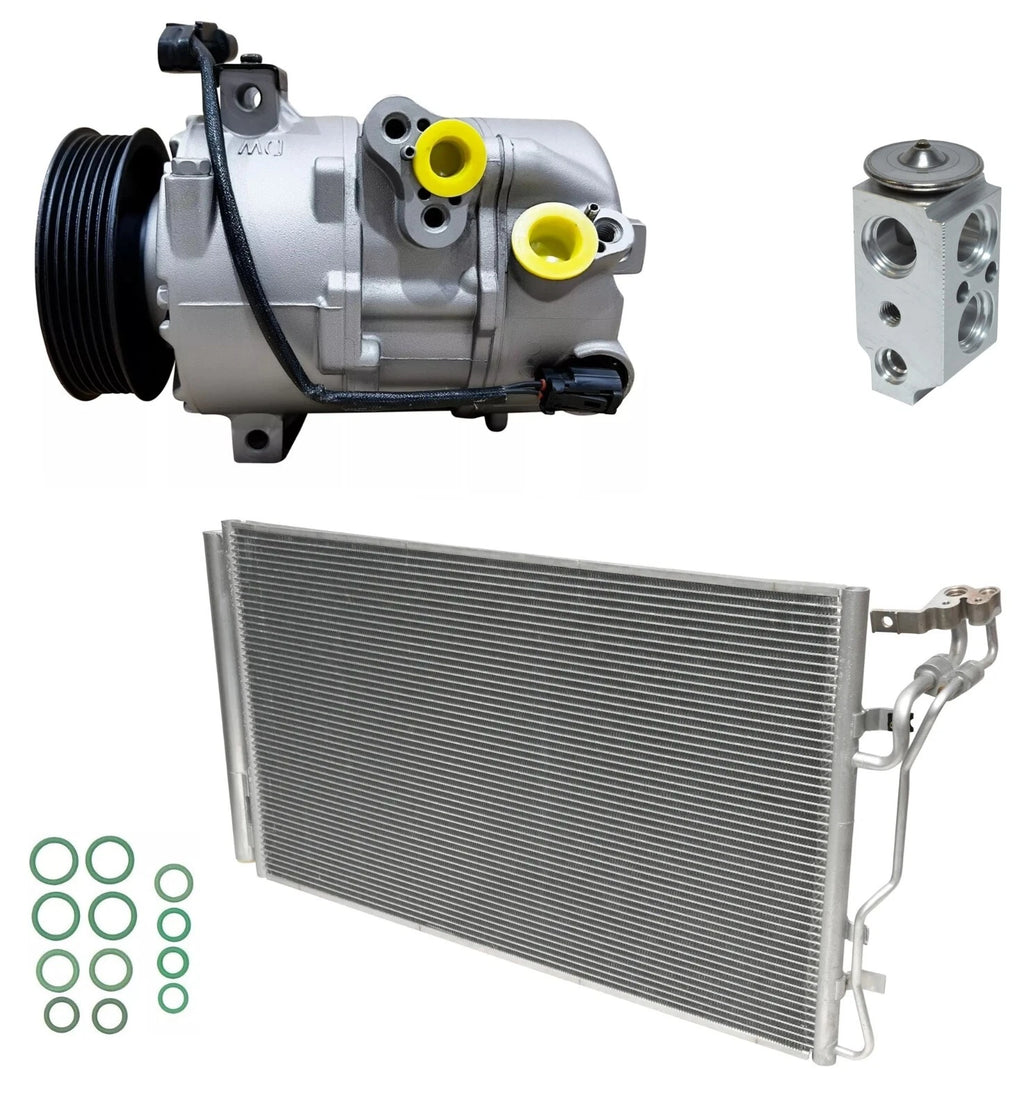 A C Compressor Condenser Kit Replacement for Kia K900 5.0L (2015–2018)