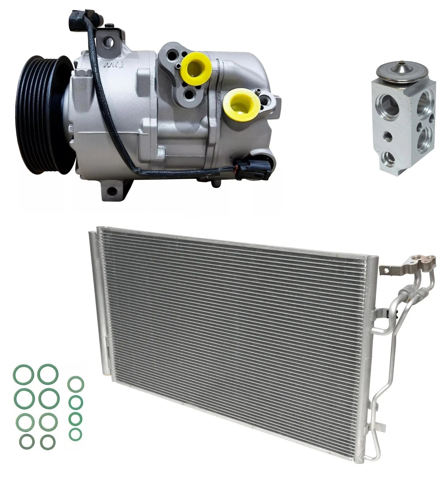A C Compressor Condenser Kit Replacement for Kia K900 5.0L (2015–2018)