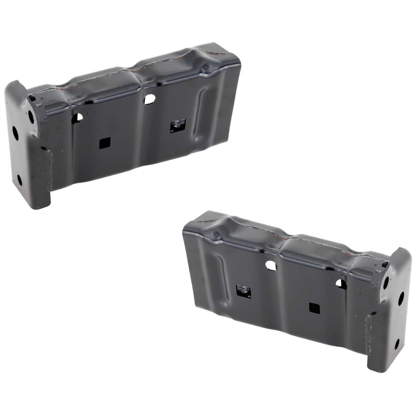 Set of 2 Front Bumper Reinforcement Crossmembers for Driver & Passenger Side