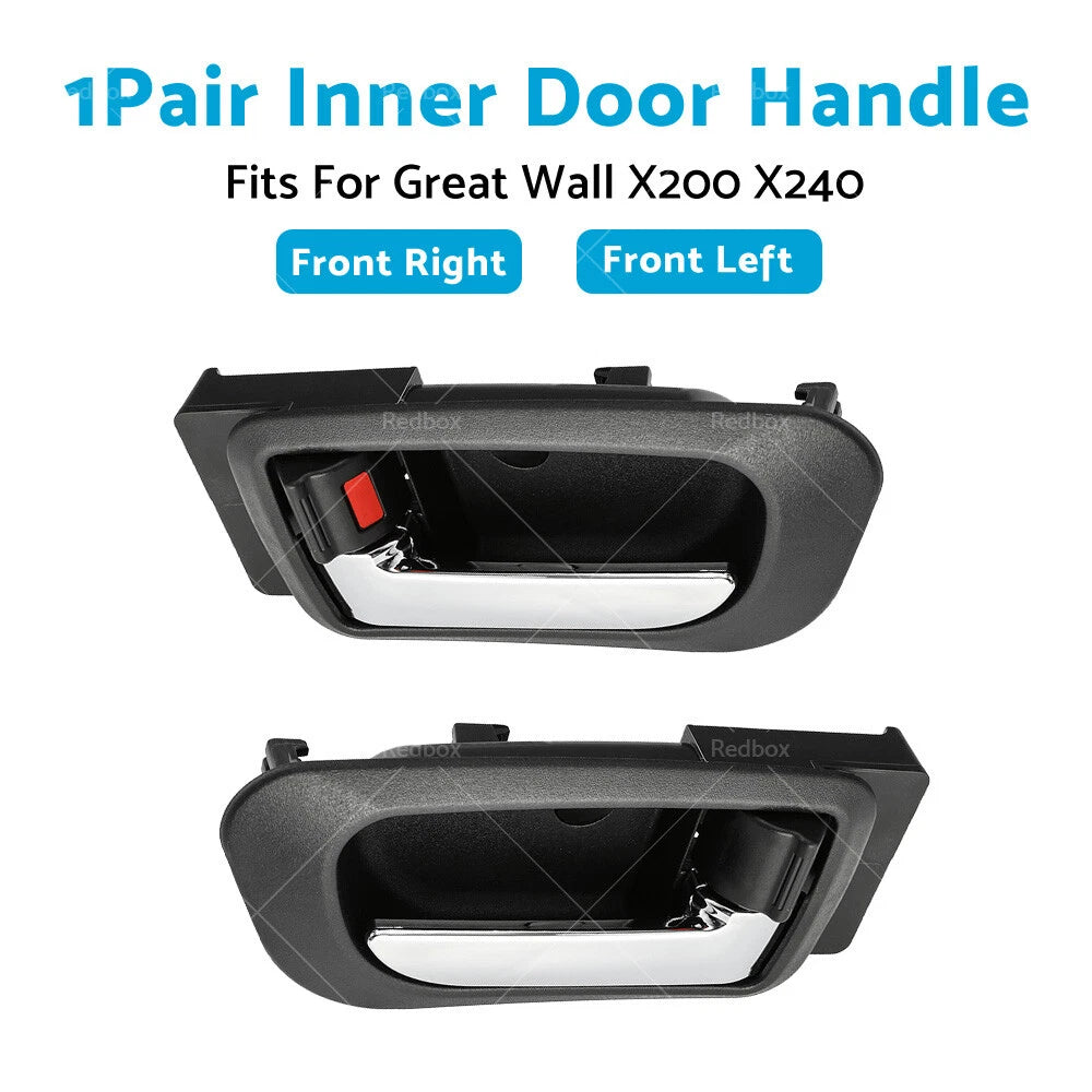 Pair Front Inner Door Handles for Great Wall X200 (2011–2017) X240 (2010–2016)