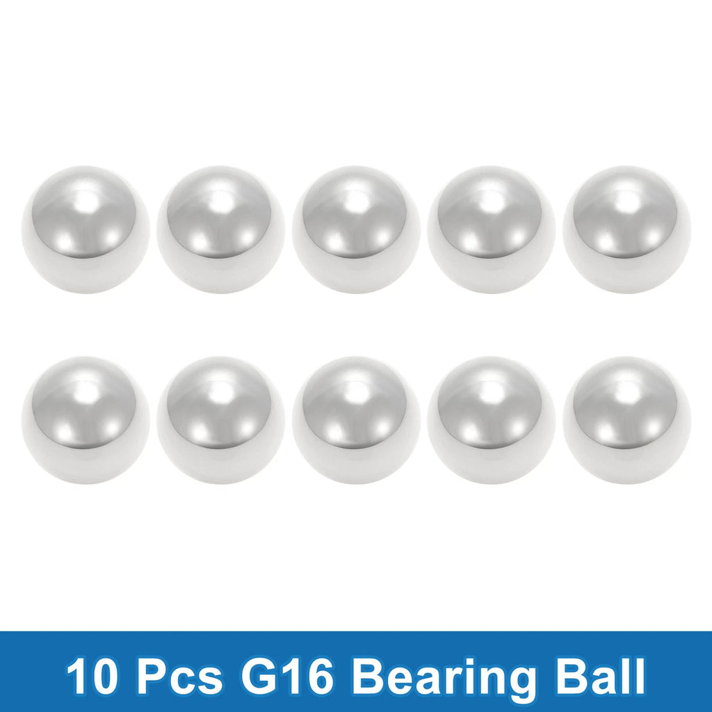 10 Pcs 16.7mm Steel Ball Bearings for Precision Applications