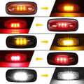 12X Side LED Dual Red Amber Fender Bed Marker Lights for Dodge Ram 3500 (2003–2009)
