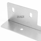 Universal Front Bumper License Plate Mount Bracket Relocator Holder Silver