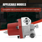 Fuel Shutoff Solenoid Valve for Cummins NTA855 & N14 (24V)
