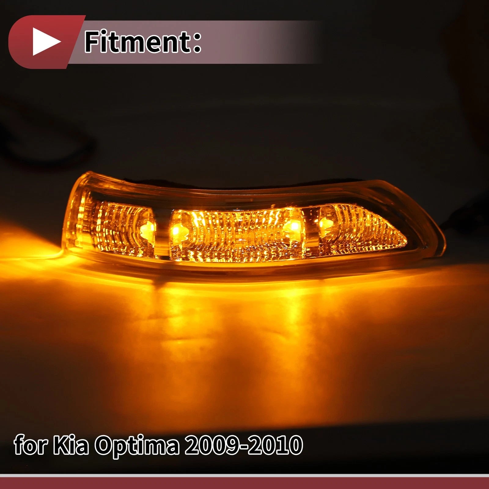 LED Mirror Turn Signal Light for Kia Optima (2009–2010) No. 876132G000