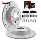 Rear Disc Rotors Brake Pads for Chevy Impala Monte Carlo Buick Allure LaCrosse (2000–2013)