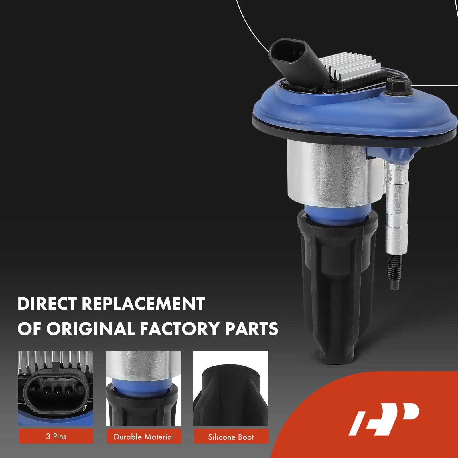 Set of 6 Ignition Coils & 6 Iridium Spark Plugs for GMC Envoy (2002–2009)