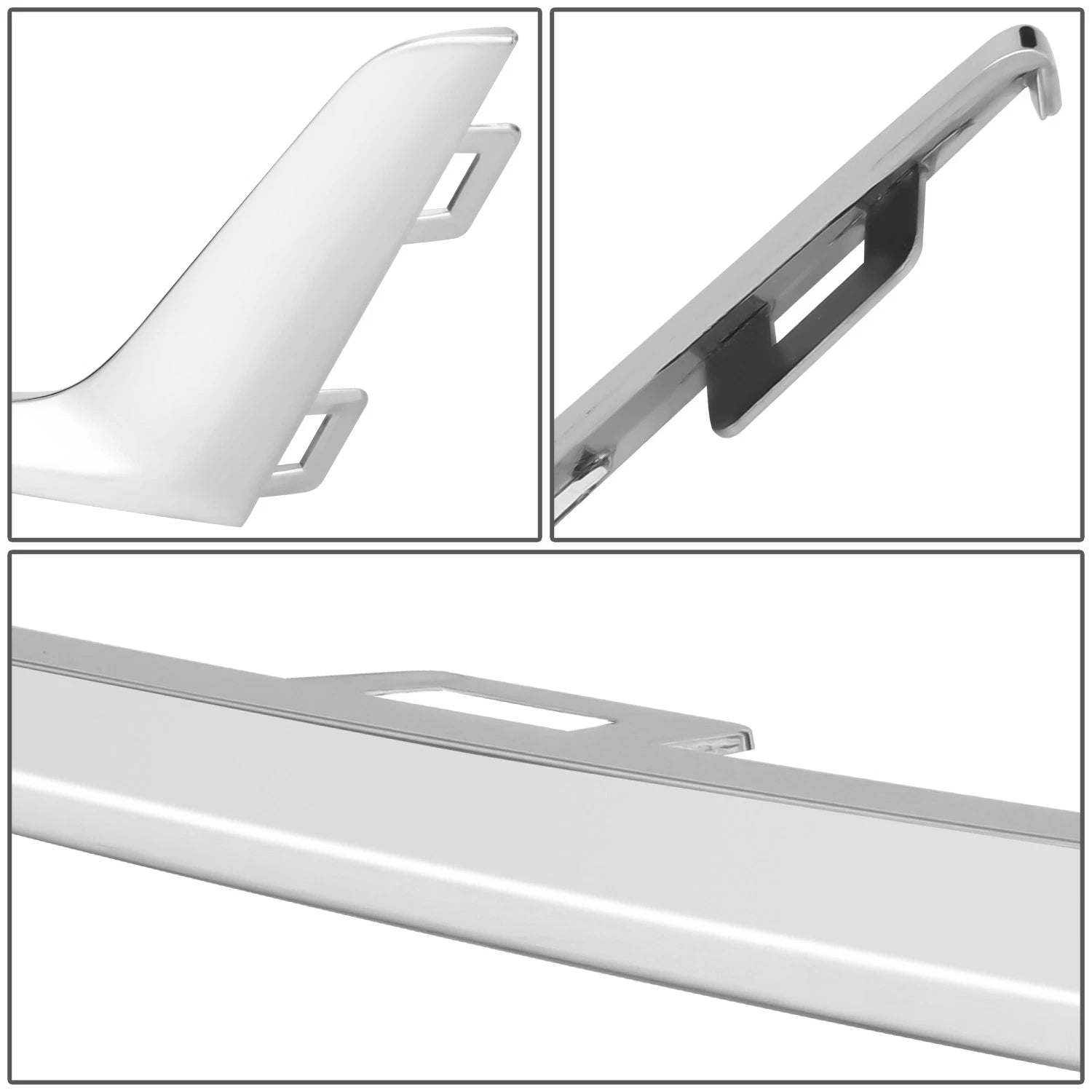 Bumper Grille Trim for BMW 330E 330I (2019–2022) Polished Chrome