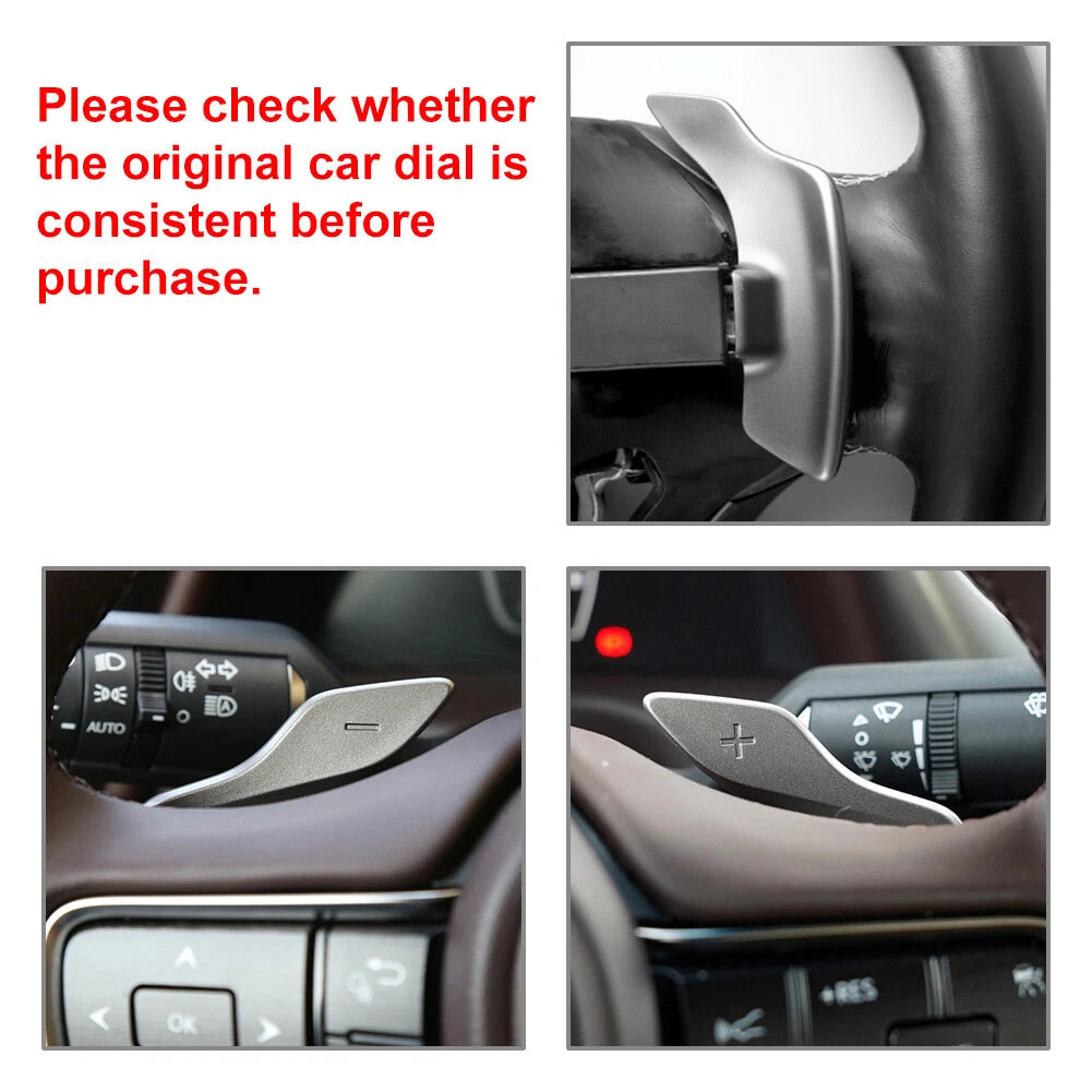 Steering Wheel Shift Paddle Extension for Lexus RX NX UX LX ES LS RZ LM (2015–2023)