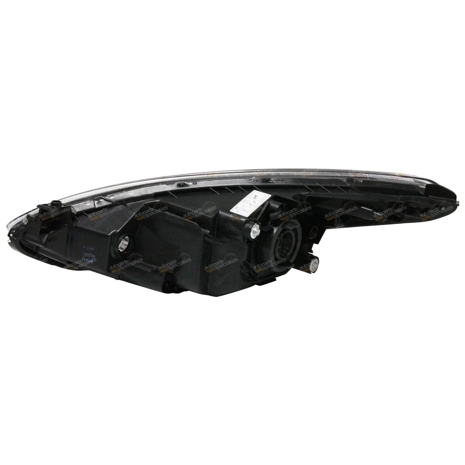 RH Black Headlight for Mazda 2 (2007-2014) Right