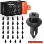 30Pcs Black Nylon Fender Bumper Retainer Clips for Chevrolet 